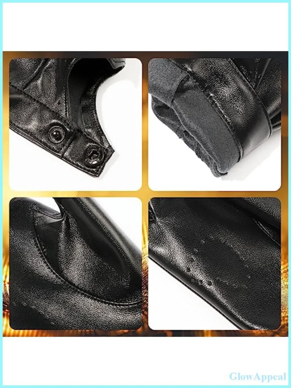 Punk Fingerless Gloves for Women Jazz Style Dance PU Leather